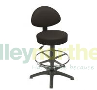 image showing the black examination stool