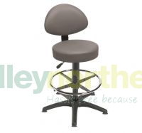 front look of the grey examination chair