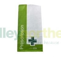 front of the NHS prescription bag