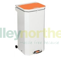 Sunflower 70L Metal Bin SUN-BIN70/ORANGE