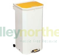 Sunflower 70L Metal Bin SUN-BIN70/YELLOW