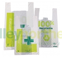 front view of the NHS Pharmacy Carrier Bag