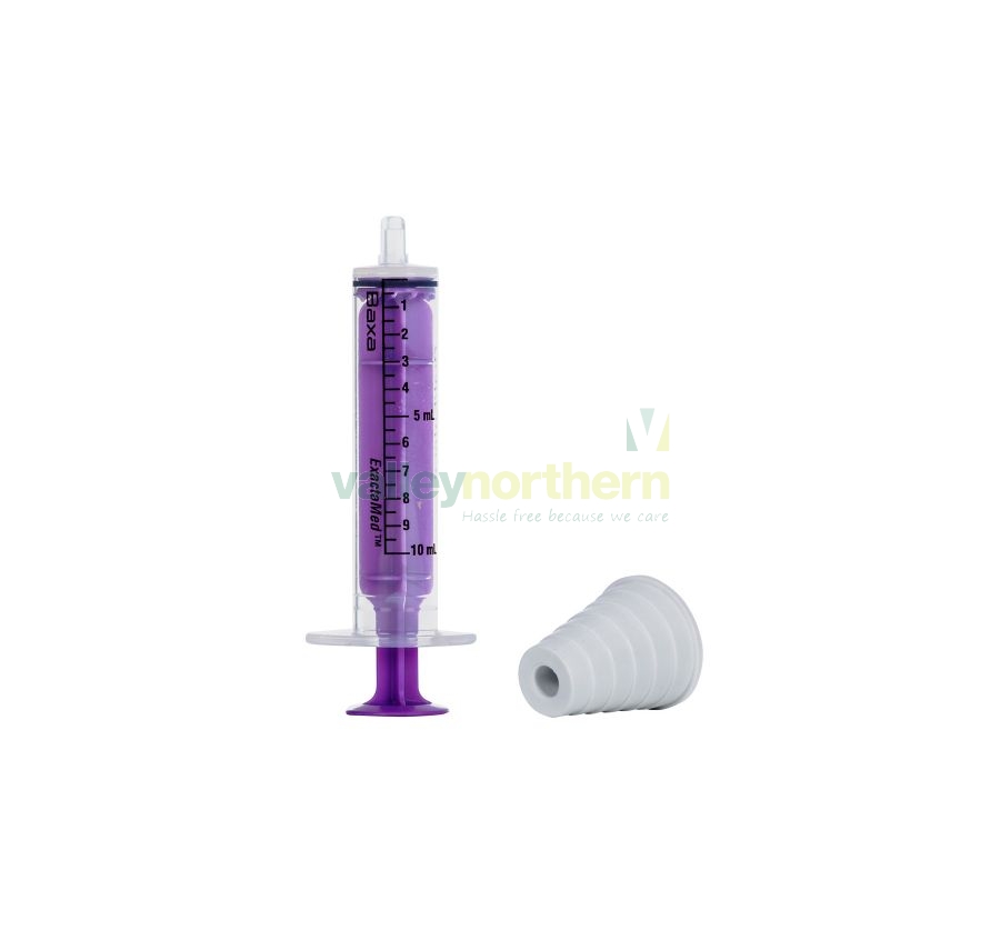 Baxa Exactamed™ Purple Oral Syringes - 10ml - Valley Northern Limited